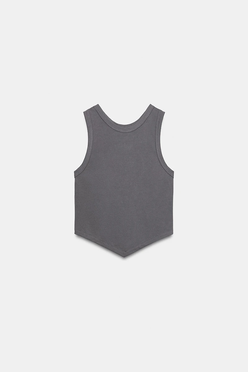 FLOWY TOP WITH BACK OPENING