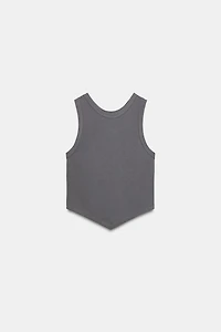FLOWY TOP WITH BACK OPENING