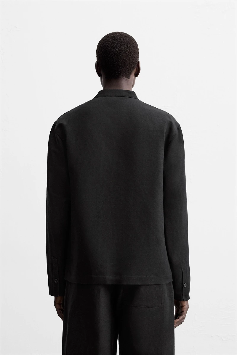 COTTON-LINEN SUIT BLAZER