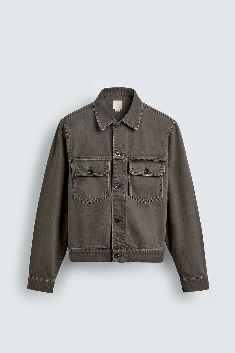 WASHED DENIM JACKET