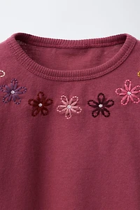 T-SHIRT BRODERIES CONTRASTE
