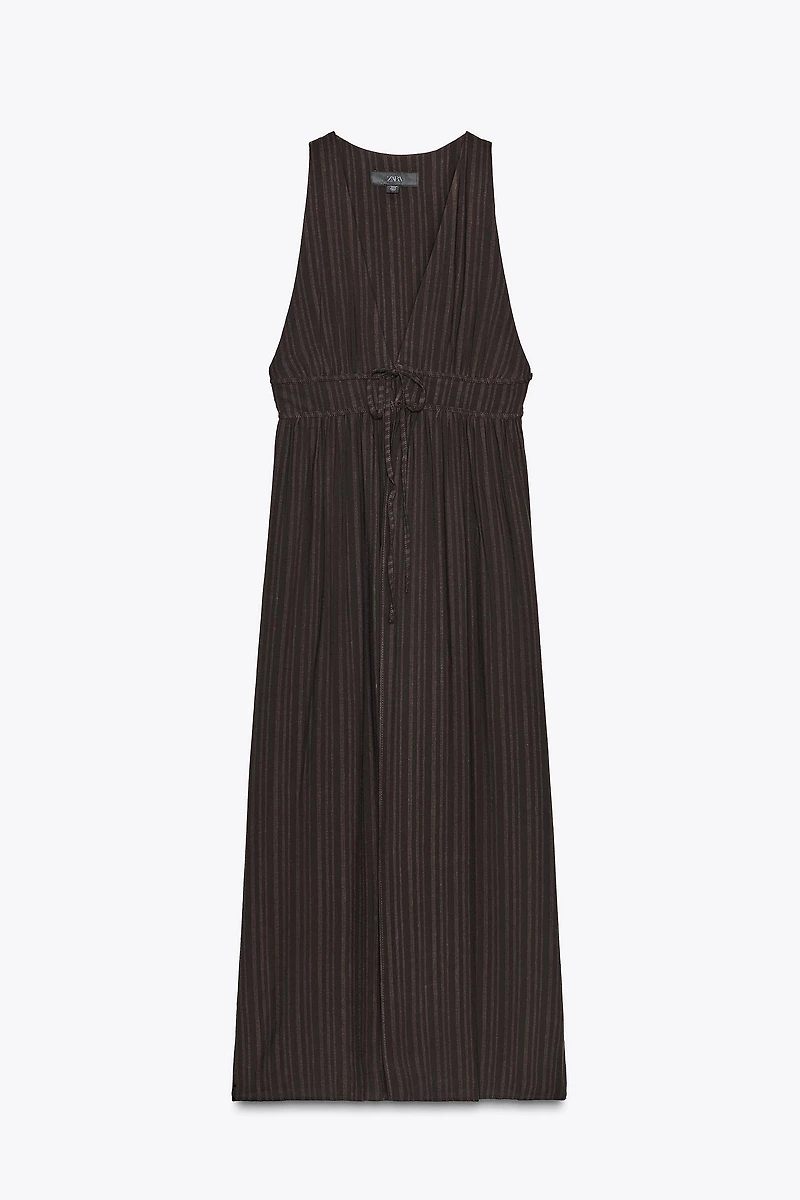STRIPED LONG VEST