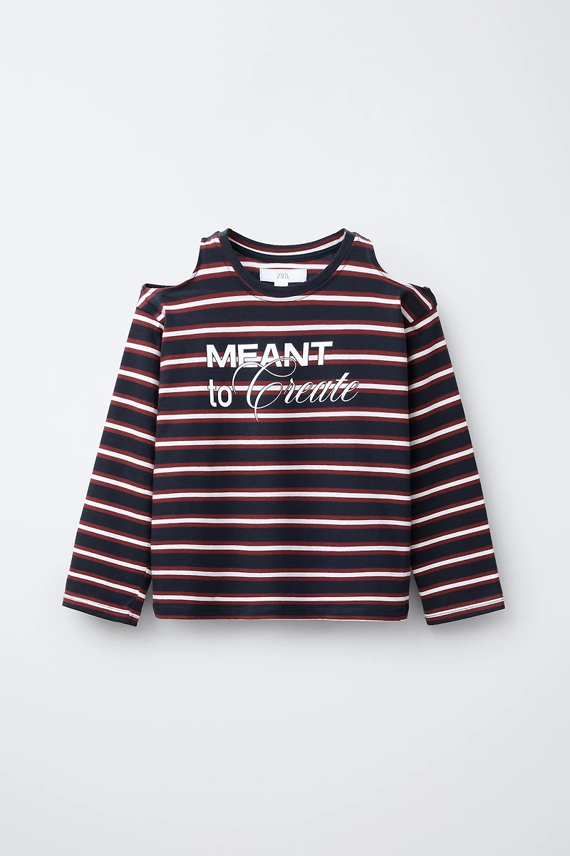 T-SHIRT RAYAS CUT OUT