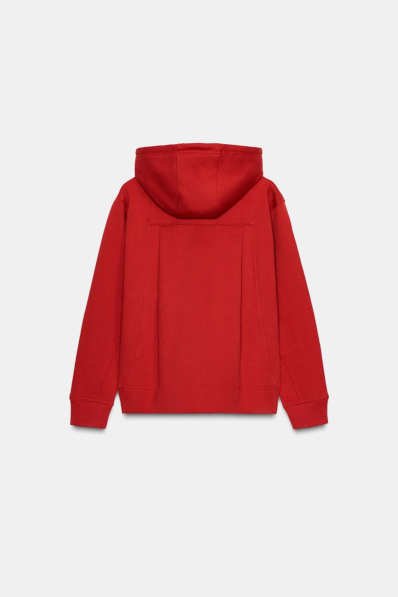 OVERSIZED HOODED SWEATSHIRT