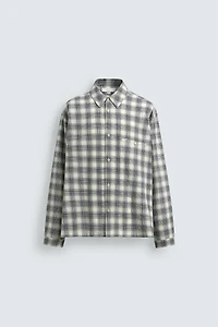 PLAID BOXY FIT SHIRT