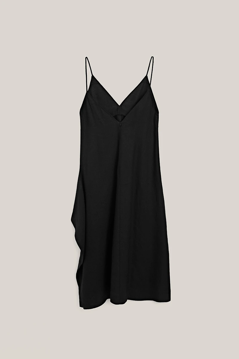 Flowing linen blend slip dress - LIMITED EDITION