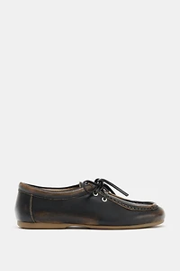 LEATHER BOAT SHOES