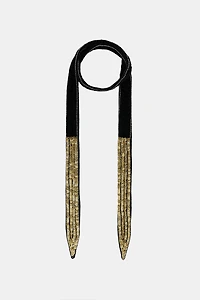 VELVET SEQUIN BANDANA