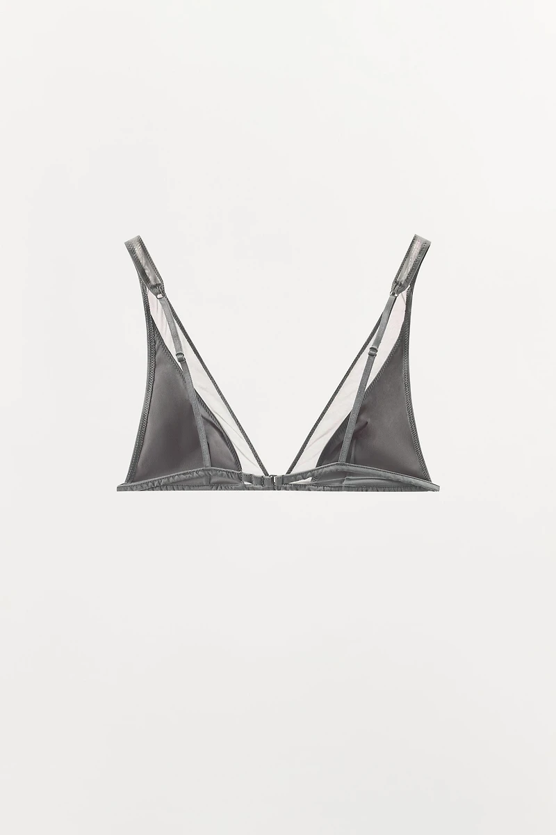 COMBINATION TULLE TRIANGLE BRA
