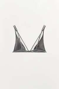 COMBINATION TULLE TRIANGLE BRA