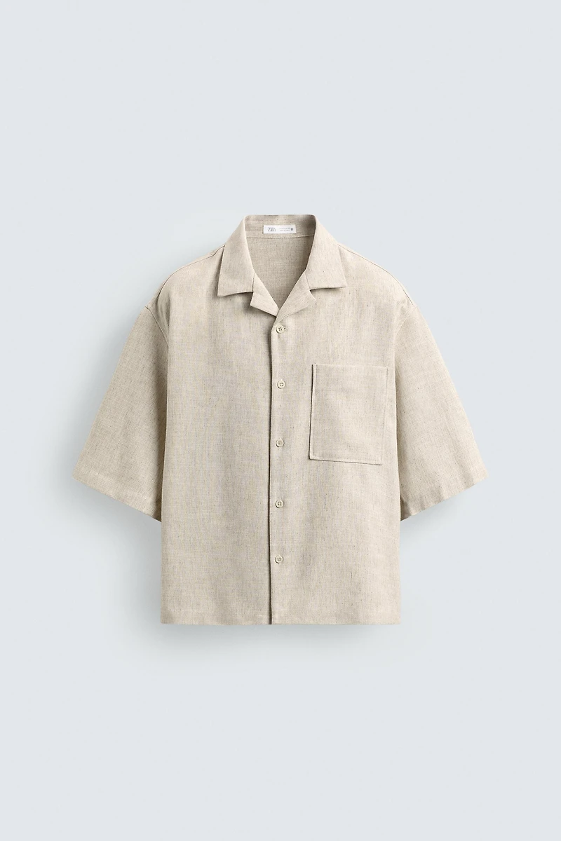CHEMISE COUPE BOXY STRUCTURÉE