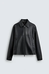 FAUX LEATHER JACKET