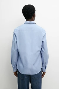 100% cotton poplin regular fit shirt