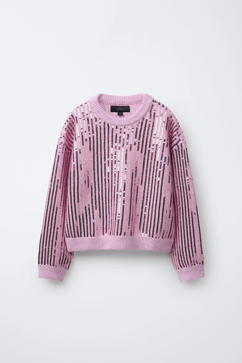 SEQUIN KNIT JUMPER