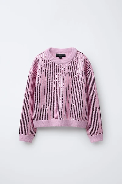 SEQUIN KNIT JUMPER