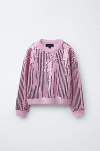SEQUIN KNIT JUMPER