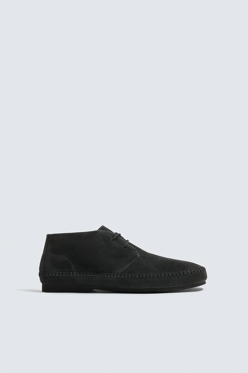CHAUSSURES EN CUIR À SEMELLE VIBRAM® AARON LEVINE X ZARA