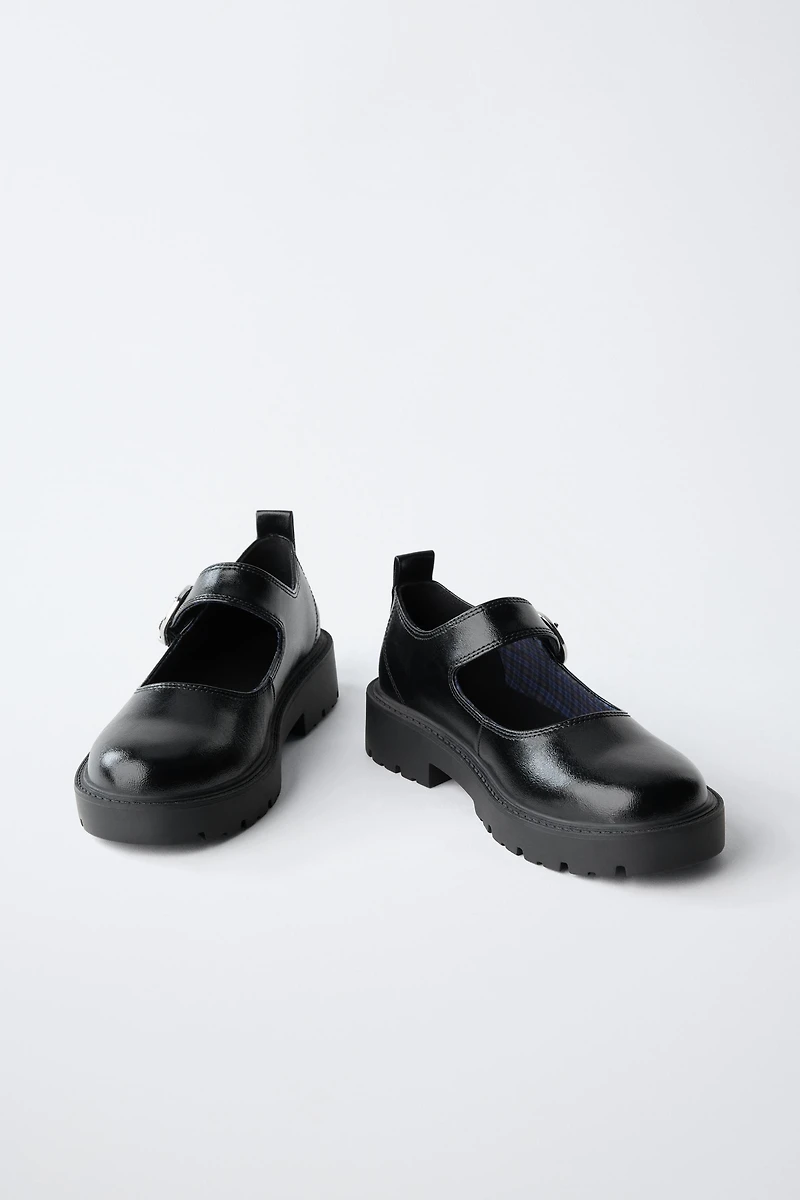 LUG SOLE BALLET FLATS