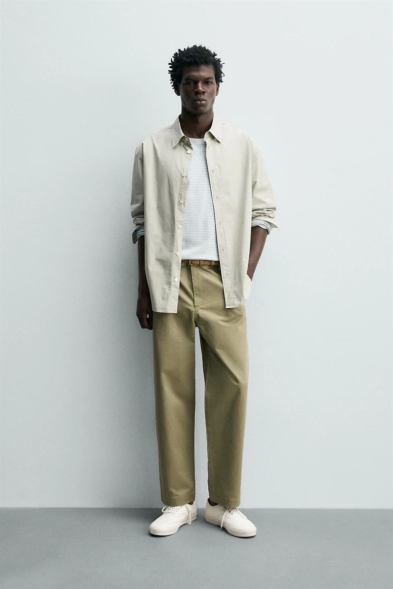 STRAIGHT FIT CHINO PANTS