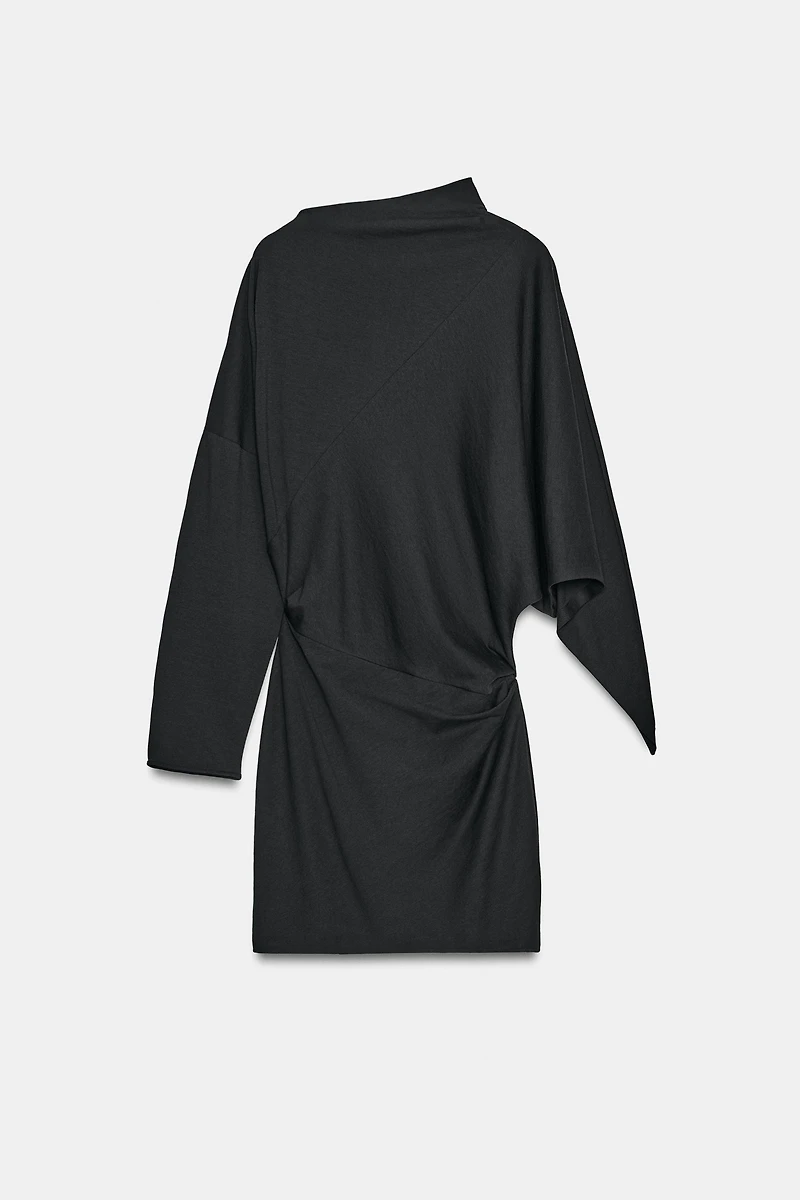 ROBE COURTE ASYMÉTRIQUE