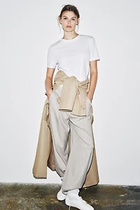 T-SHIRT EN COTON MERCERISÉ