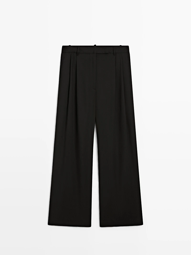 Pantalon à rayures pinces - STUDIO