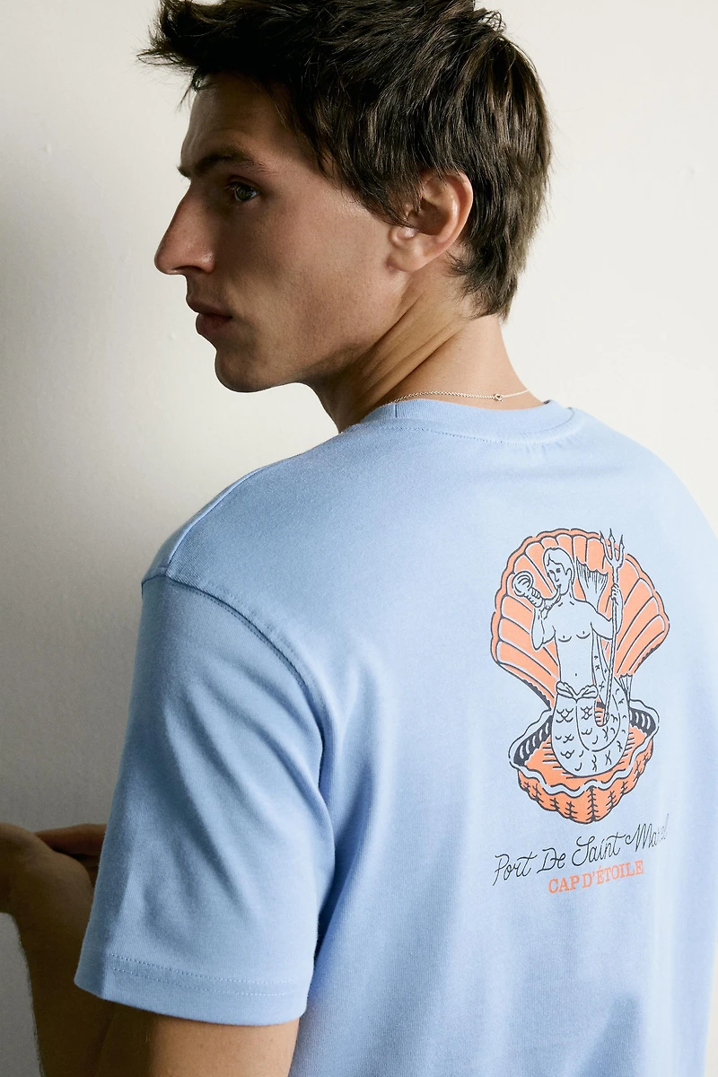 COMBINATION RELAXED FIT T-SHIRT