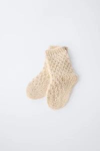 KNIT SOCKS WITH WOOL