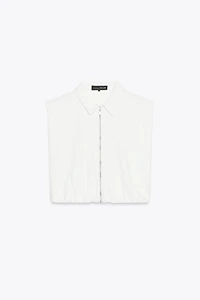 TOPSTITCHING ELASTIC HEM VEST