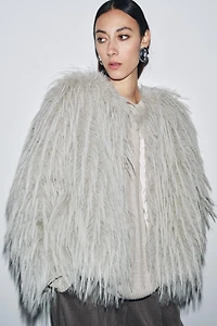 ZW COLLECTION FAUX FUR COAT