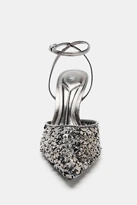 SEQUIN HEELS