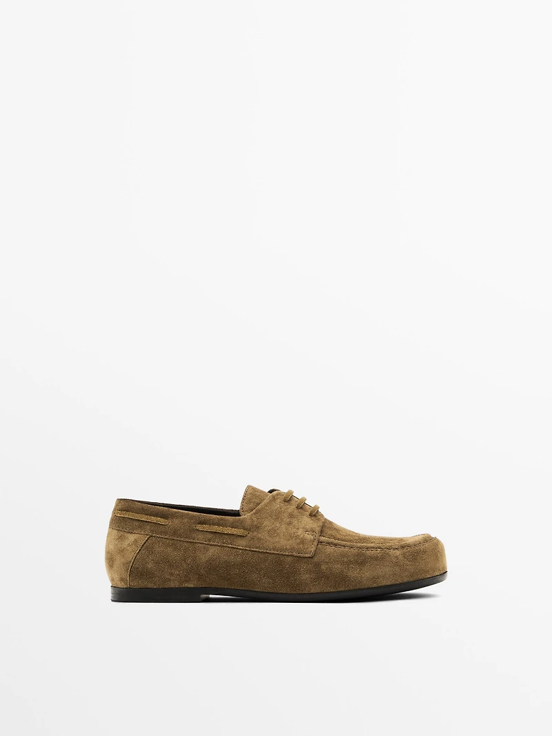 Mocassins bateau en cuir