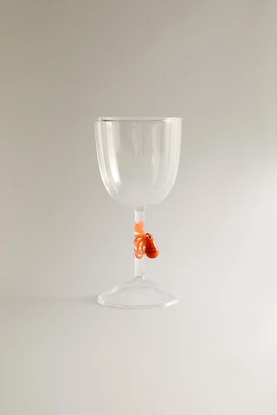 VERRE BOROSILICATE ANIMAL MARIN