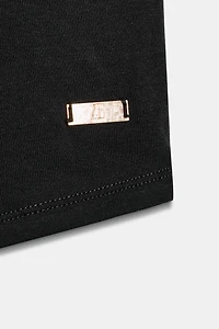 CONTRAST TRIM TOP