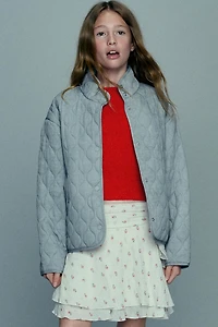 FLORAL RUFFLED SKORT