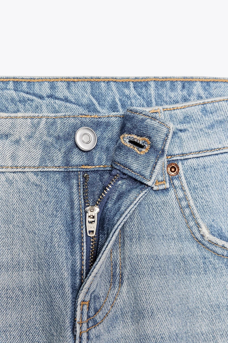 TRF LOW-RISE WIDE LEG JEANS