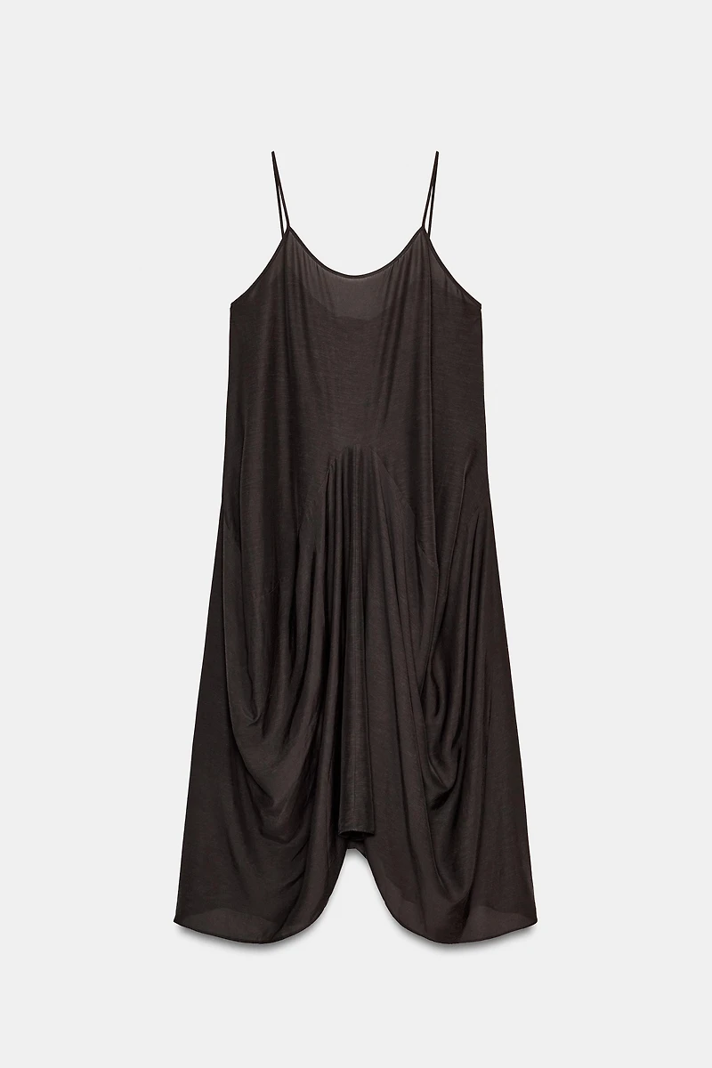 ZW COLLECTION DRAPED VOLUMINOUS DRESS