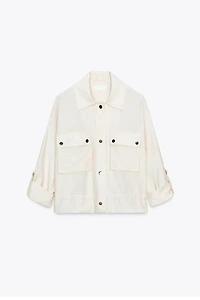 CHEMISE SAFARI COURTE MANCHE RETROUSSÉE