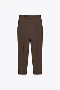 PANTS WITH SLIT HEMS