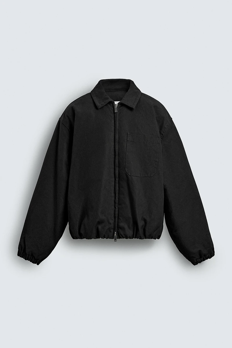 WAXED FINISH DENIM JACKET