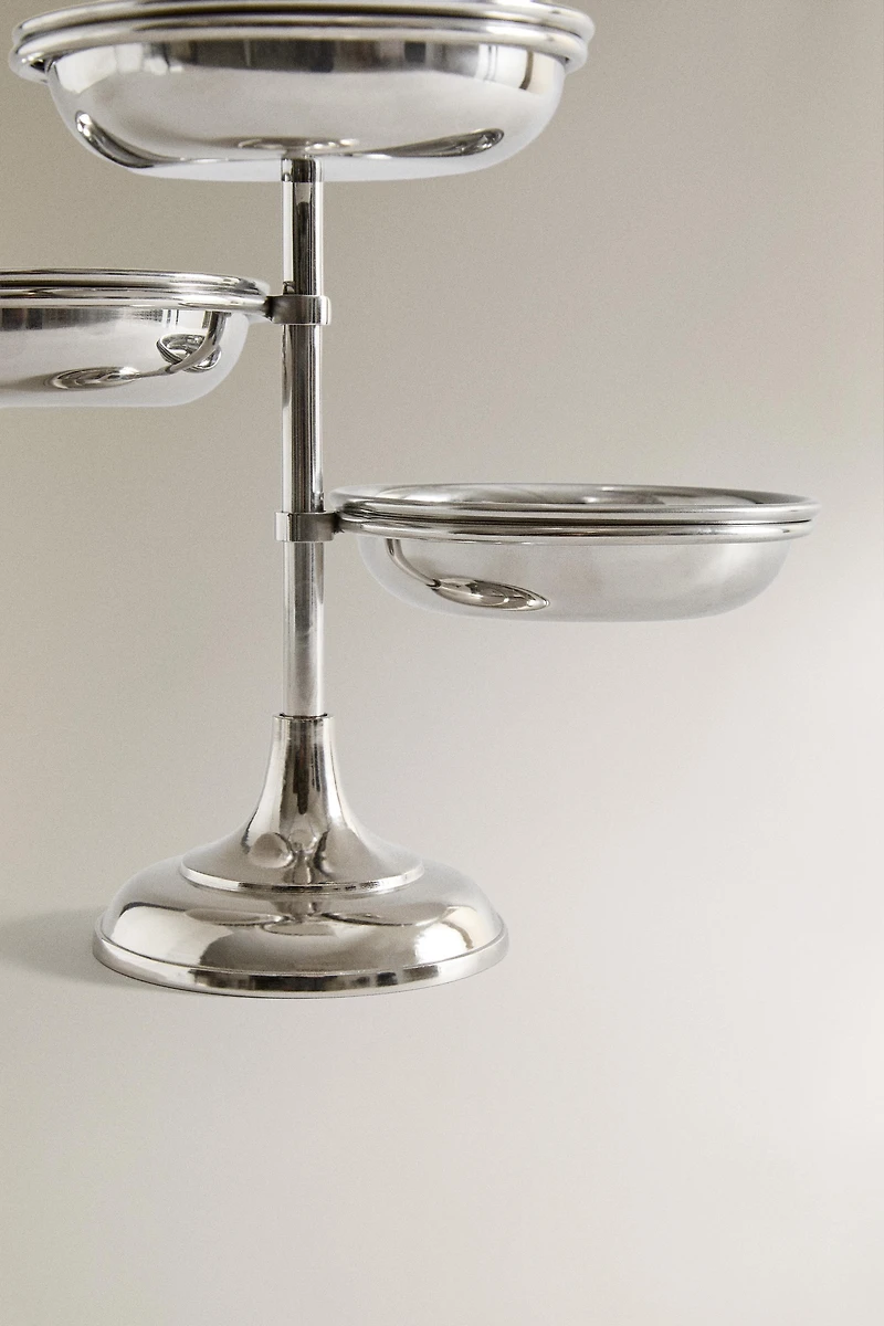 VERTICAL STEEL STAND WITH BOWLS