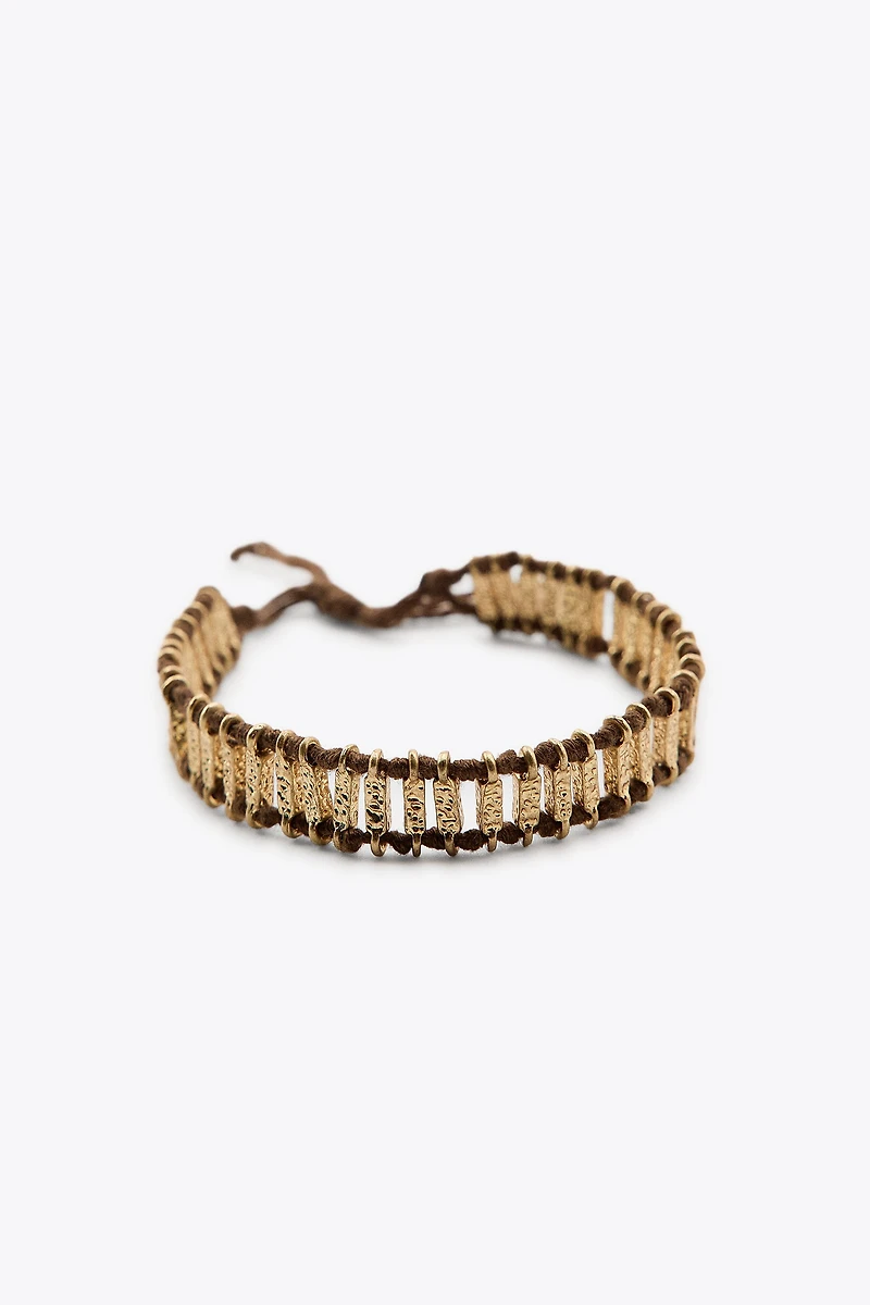 PACK OF METAL KNIT BRACELETS