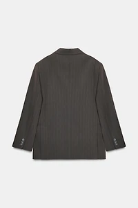 BLAZER OVERSIZE RAYURES BANQUIER