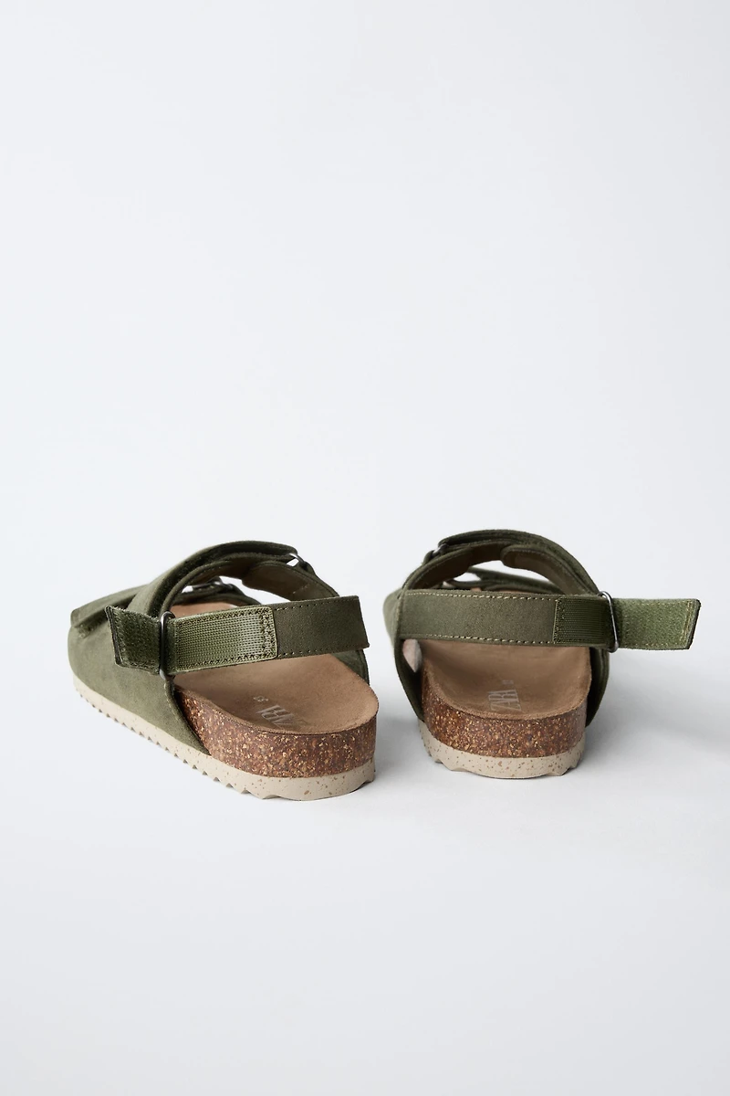 BUCKLED SANDALS
