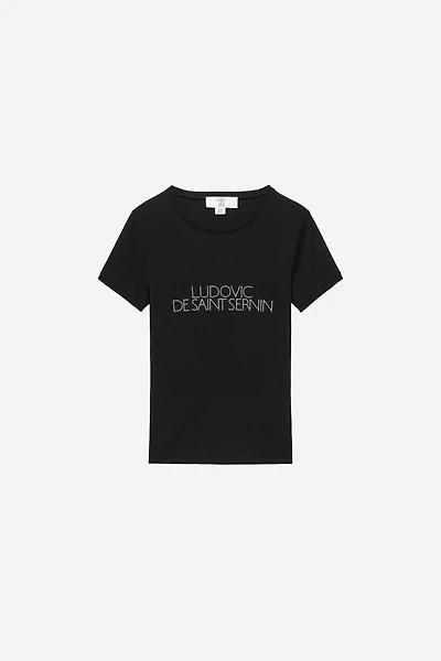 SPARKLY TEXT T-SHIRT LUDOVIC DE SAINT SERNIN x ZARA