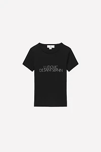 SPARKLY TEXT T-SHIRT LUDOVIC DE SAINT SERNIN x ZARA