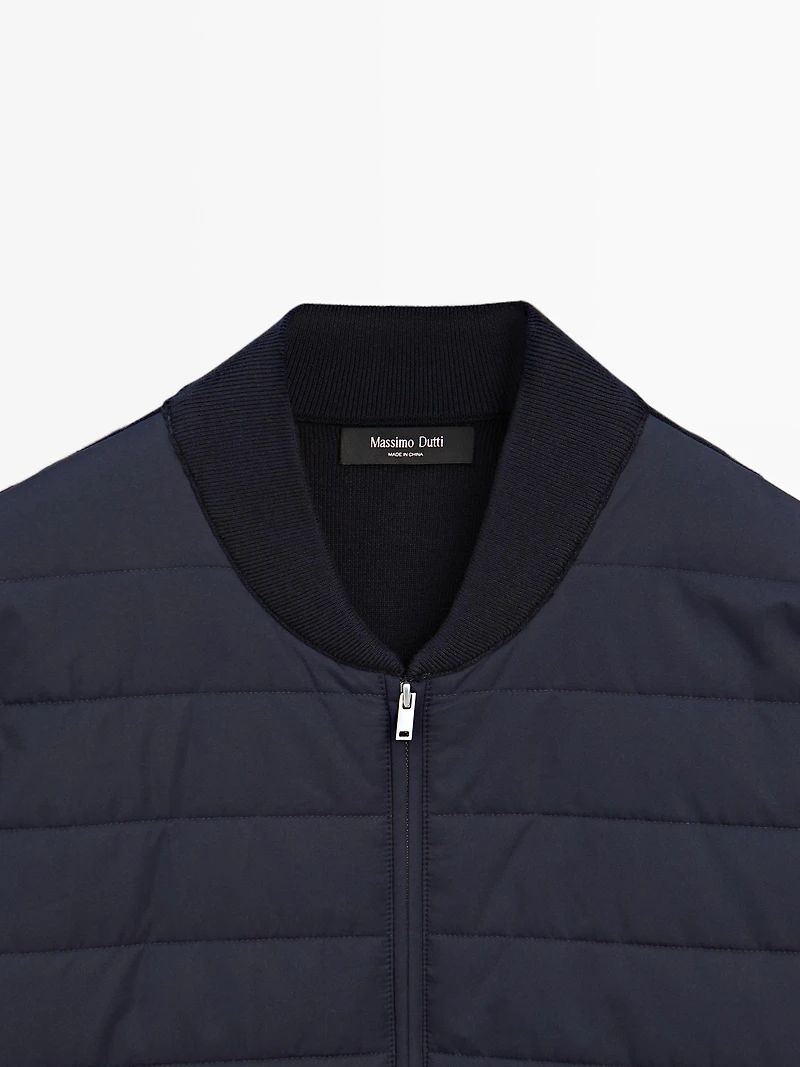 Veste bomber matelassée
