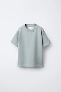 WAFFLE T-SHIRT AND BERMUDA SET