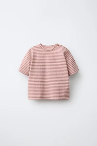 STRIPED PRINT T-SHIRT