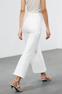 ZW COLLECTION HIGH WAIST WIDE LEG JEANS